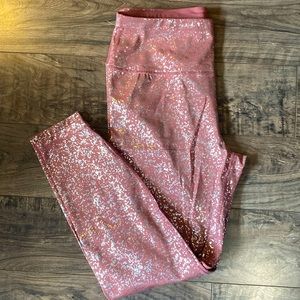 Sweaty Betty Disco Metallic 7/8 legging size M